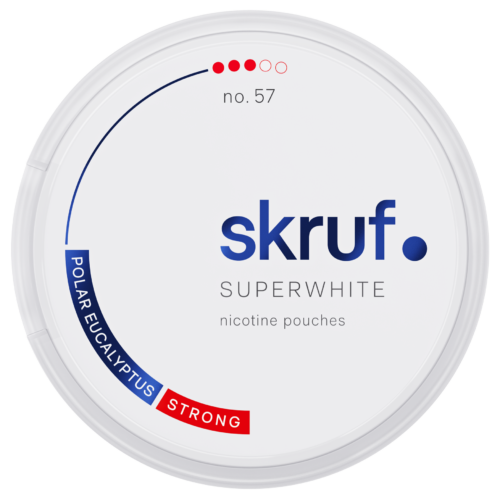 Skruf Super White Slim Polar Eucalyptus no57