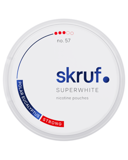 Skruf Super White Slim Polar Eucalyptus no57