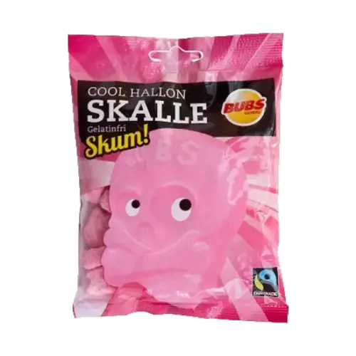 Bubs Cool Hallon Skalle Skum 90g