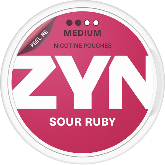 ZYN Sour Ruby 6mg 1 ZYN Sour Ruby 6mg