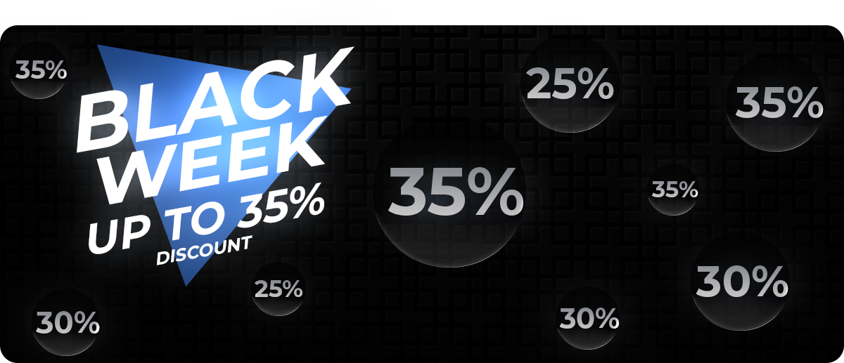 Black Week Large Banner Landing Page