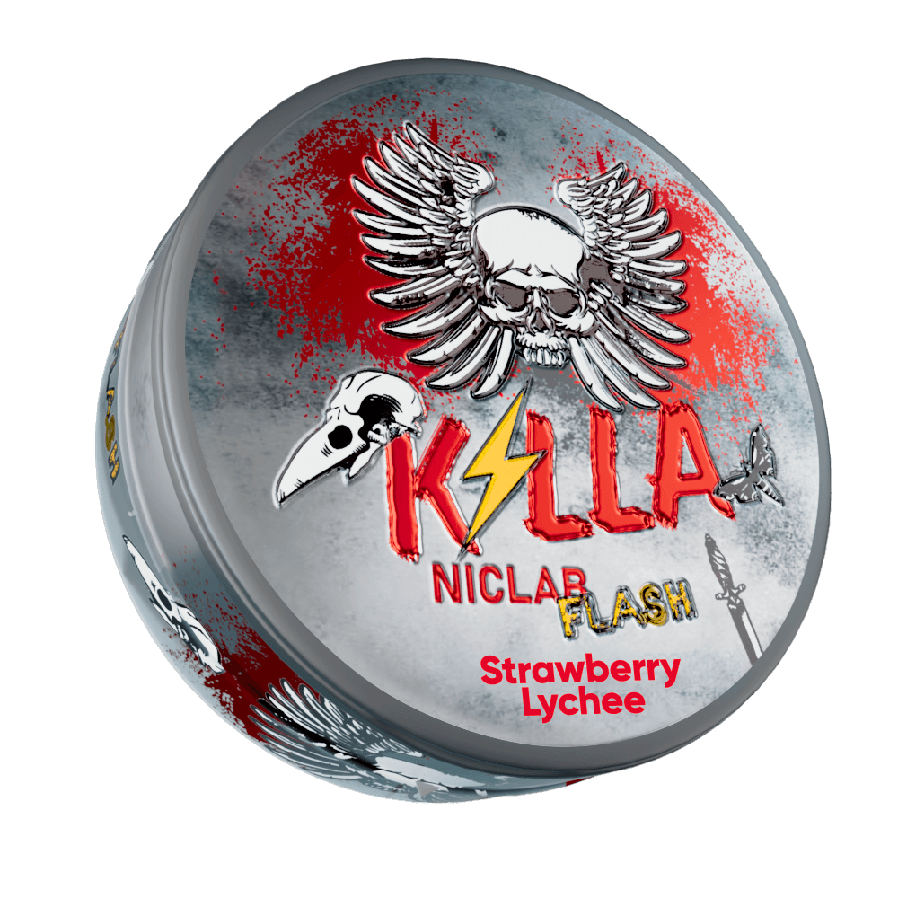 KILLA Flash Strawberry Lychee 4mg 1 Killa Strawberry Lychee
