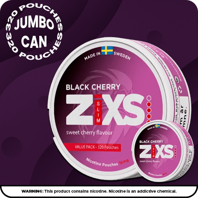 Z!XS Black Cherry Small Banner